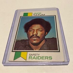 Jack Tatum RC Rookie 1973 Topps Football Card Vintage